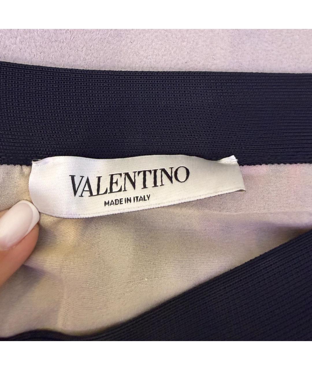 VALENTINO Мульти вискозная юбка макси, фото 4