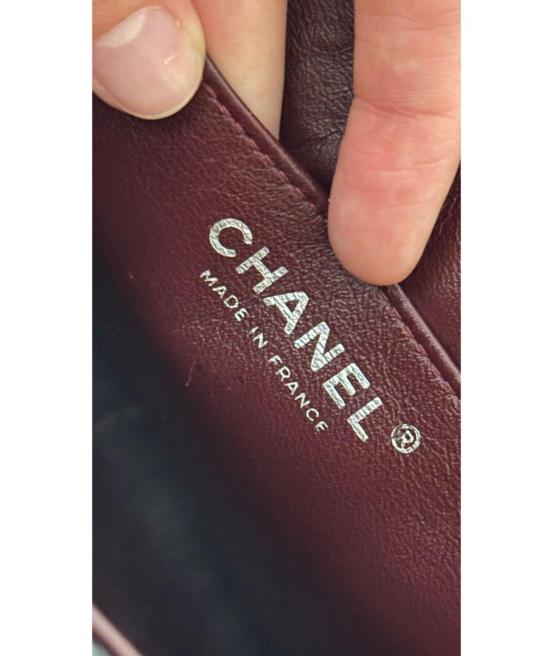 CHANEL Черная кожаная сумка через плечо, фото 6