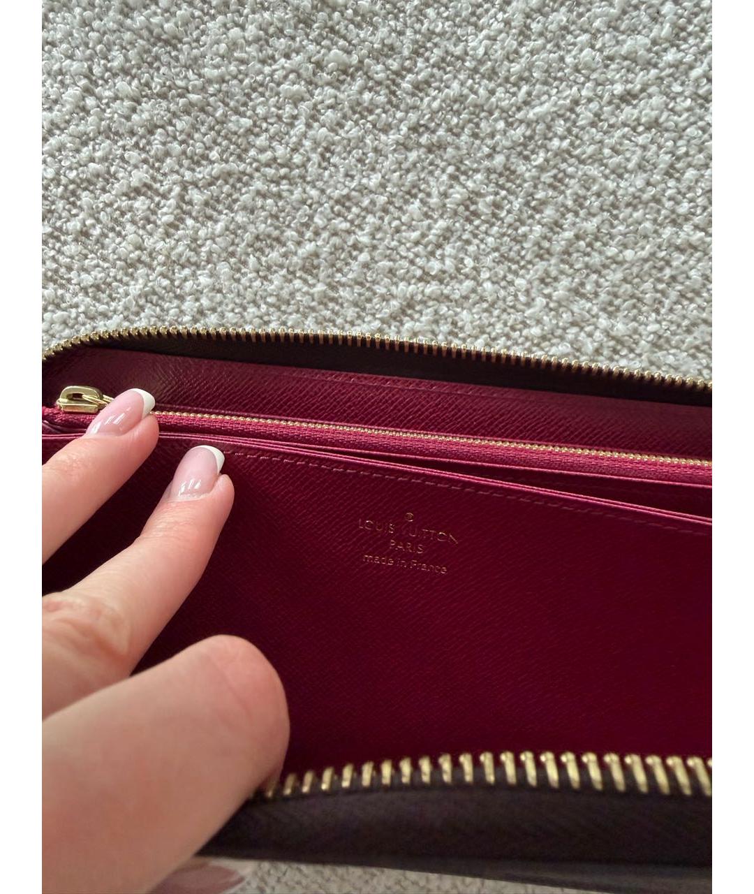 LOUIS VUITTON Коричневый кошелек, фото 2