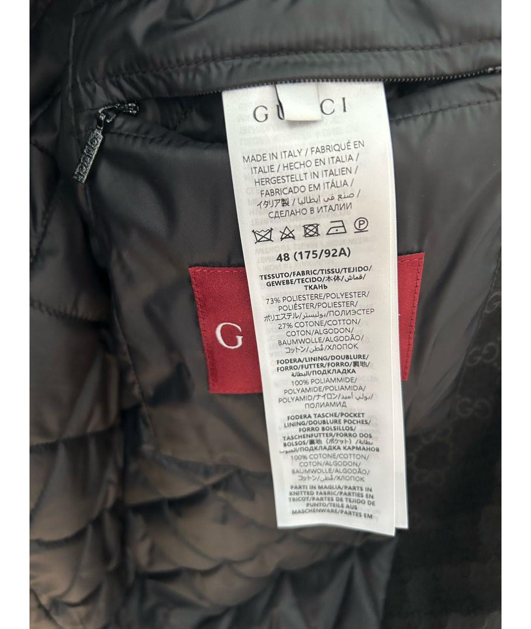 GUCCI Черная куртка, фото 4