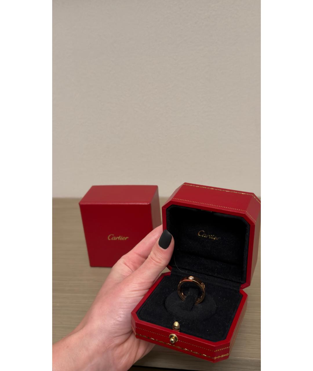CARTIER Золотое кольцо из розового золота, фото 4