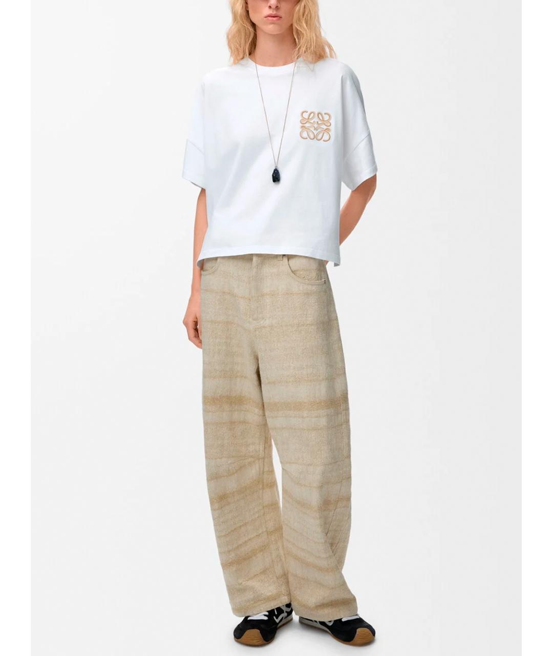 LOEWE Черная хлопковая футболка, фото 3