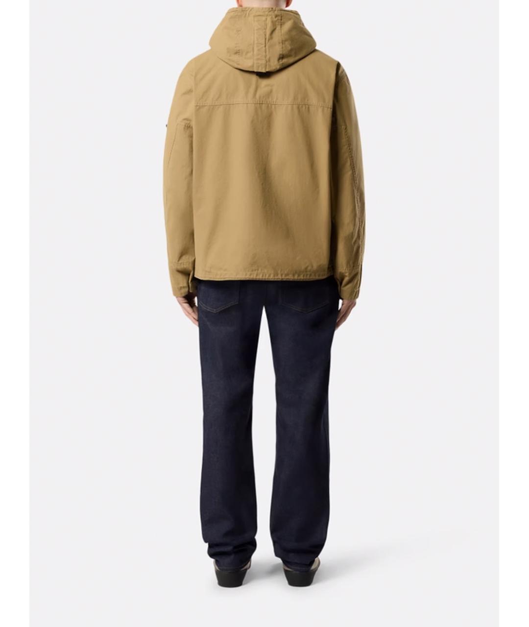 STONE ISLAND Синие хлопковые прямые джинсы, фото 4