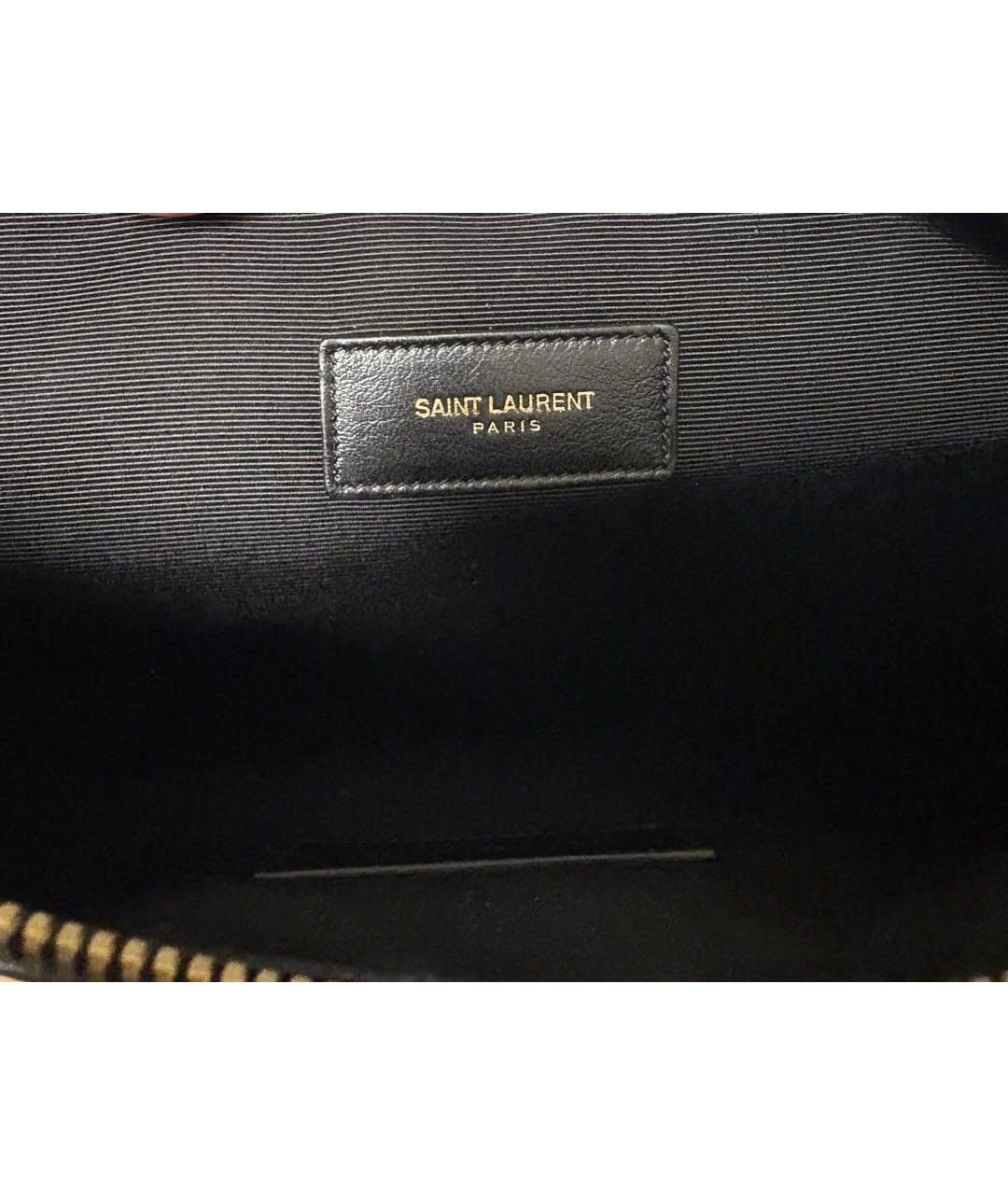 SAINT LAURENT Мульти кожаная пляжная сумка, фото 3