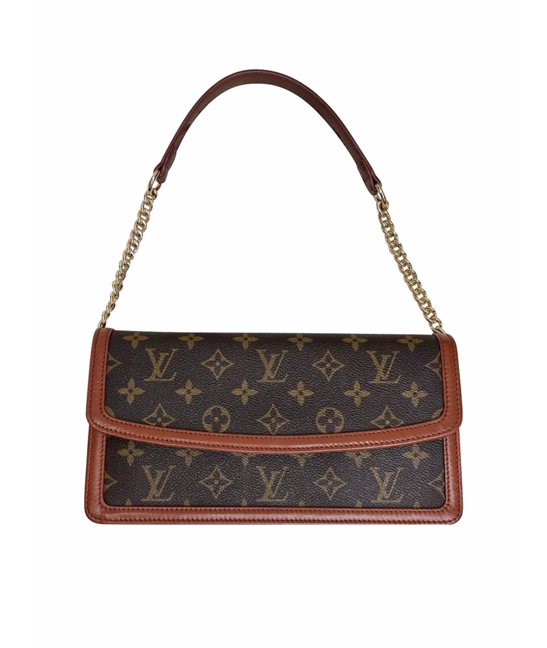 LOUIS VUITTON Коричневая сумка через плечо, фото 1