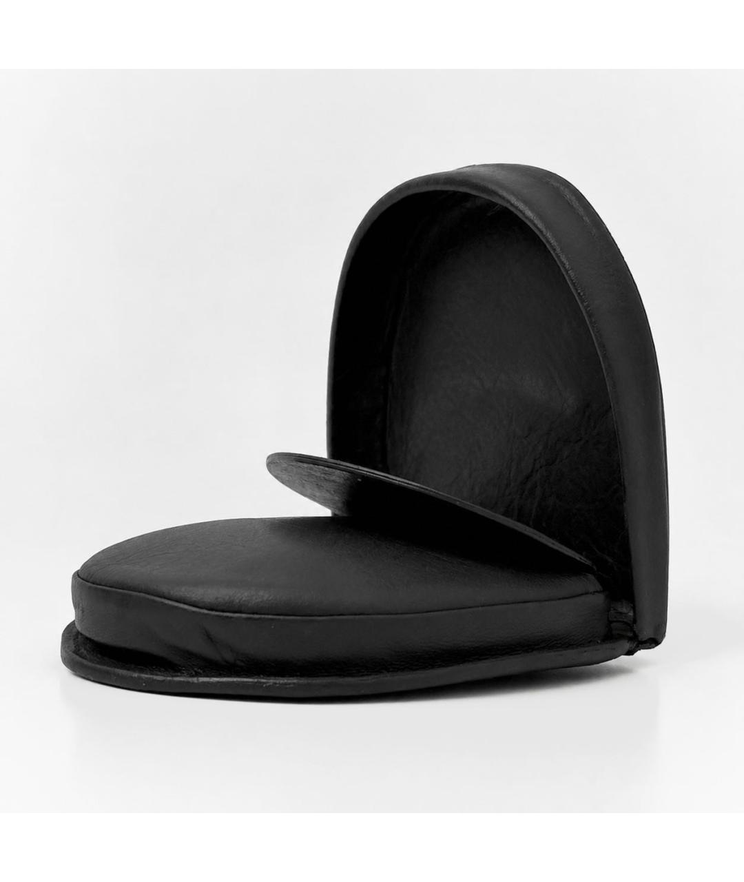 ANN DEMEULEMEESTER Черный кожаный кошелек, фото 2
