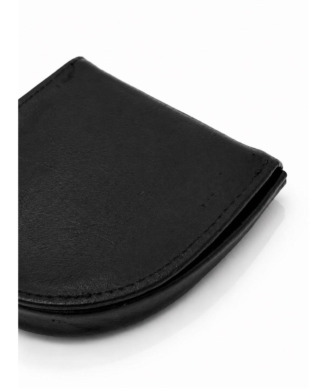 ANN DEMEULEMEESTER Черный кожаный кошелек, фото 5