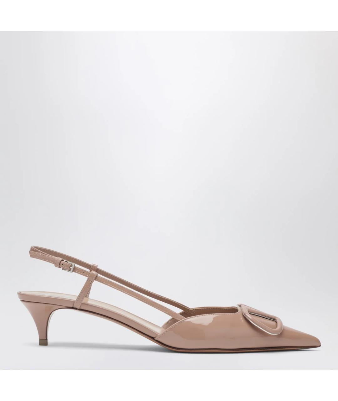 VALENTINO Розовые туфли из лакированной кожи, фото 3