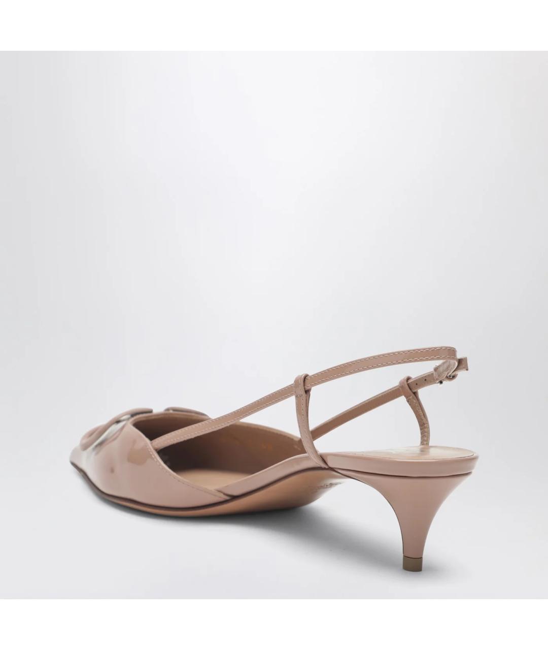 VALENTINO Розовые туфли из лакированной кожи, фото 2