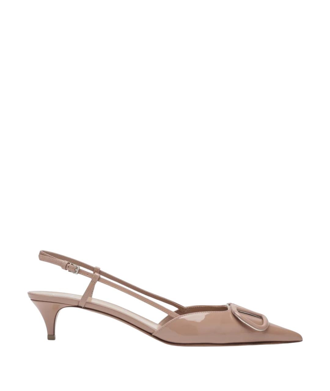 VALENTINO Розовые туфли из лакированной кожи, фото 1