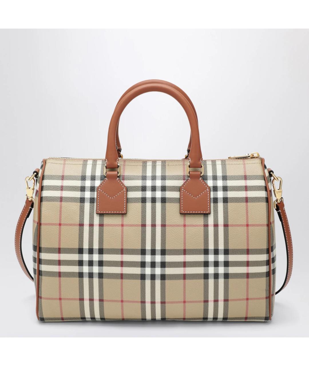 BURBERRY Бежевая канва сумка тоут, фото 2