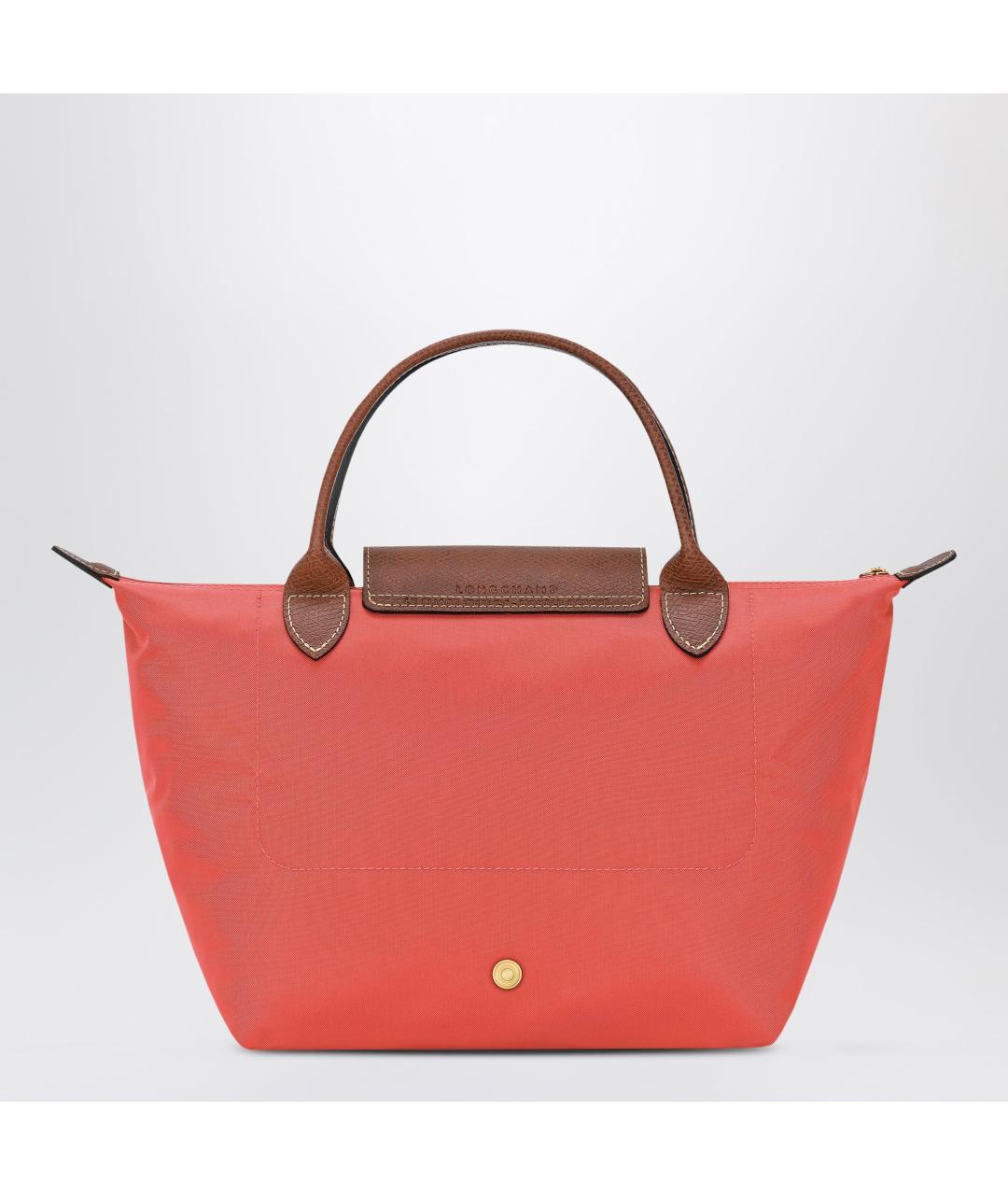 LONGCHAMP Красная тканевая сумка тоут, фото 2