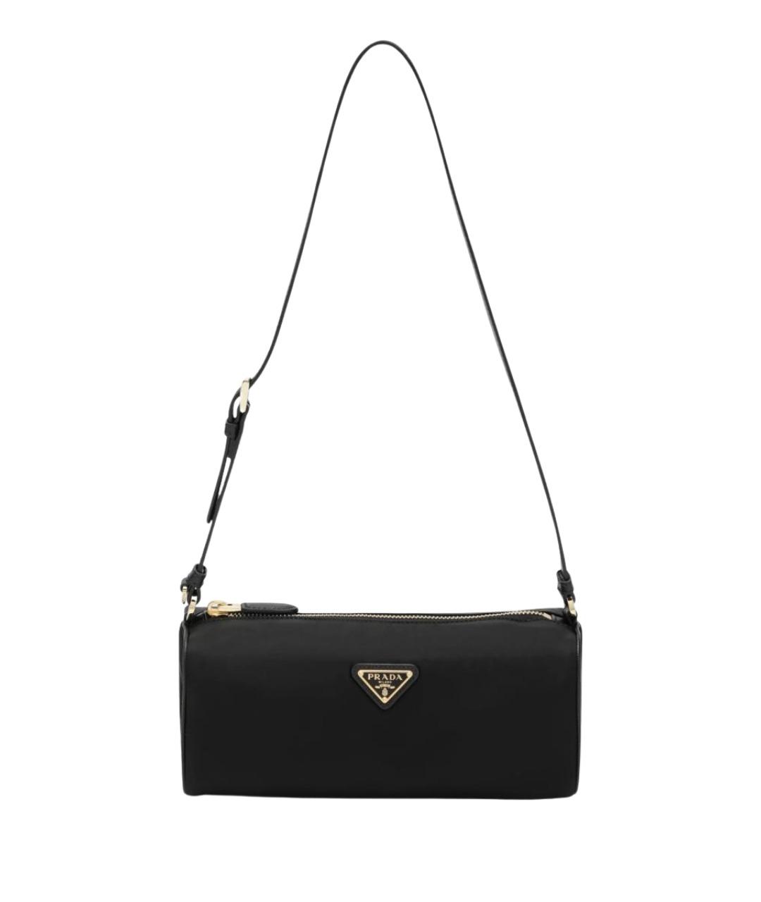 PRADA Черная нейлоновая сумка через плечо, фото 1