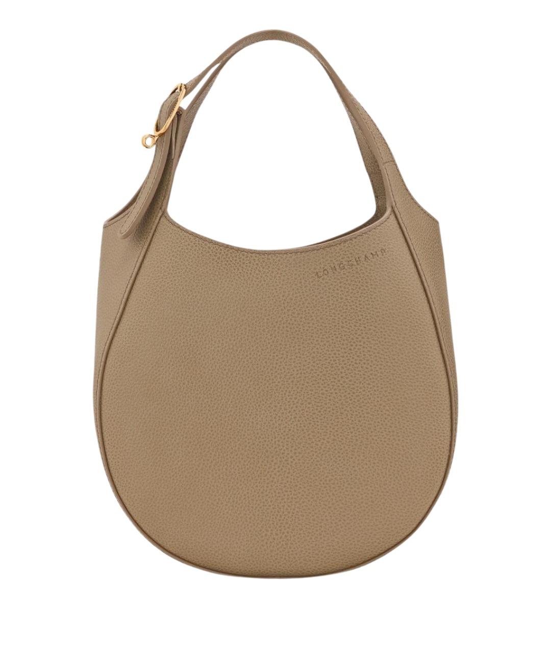 LONGCHAMP Зеленая кожаная сумка тоут, фото 1