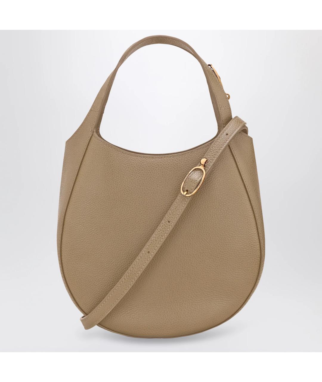 LONGCHAMP Зеленая кожаная сумка тоут, фото 2