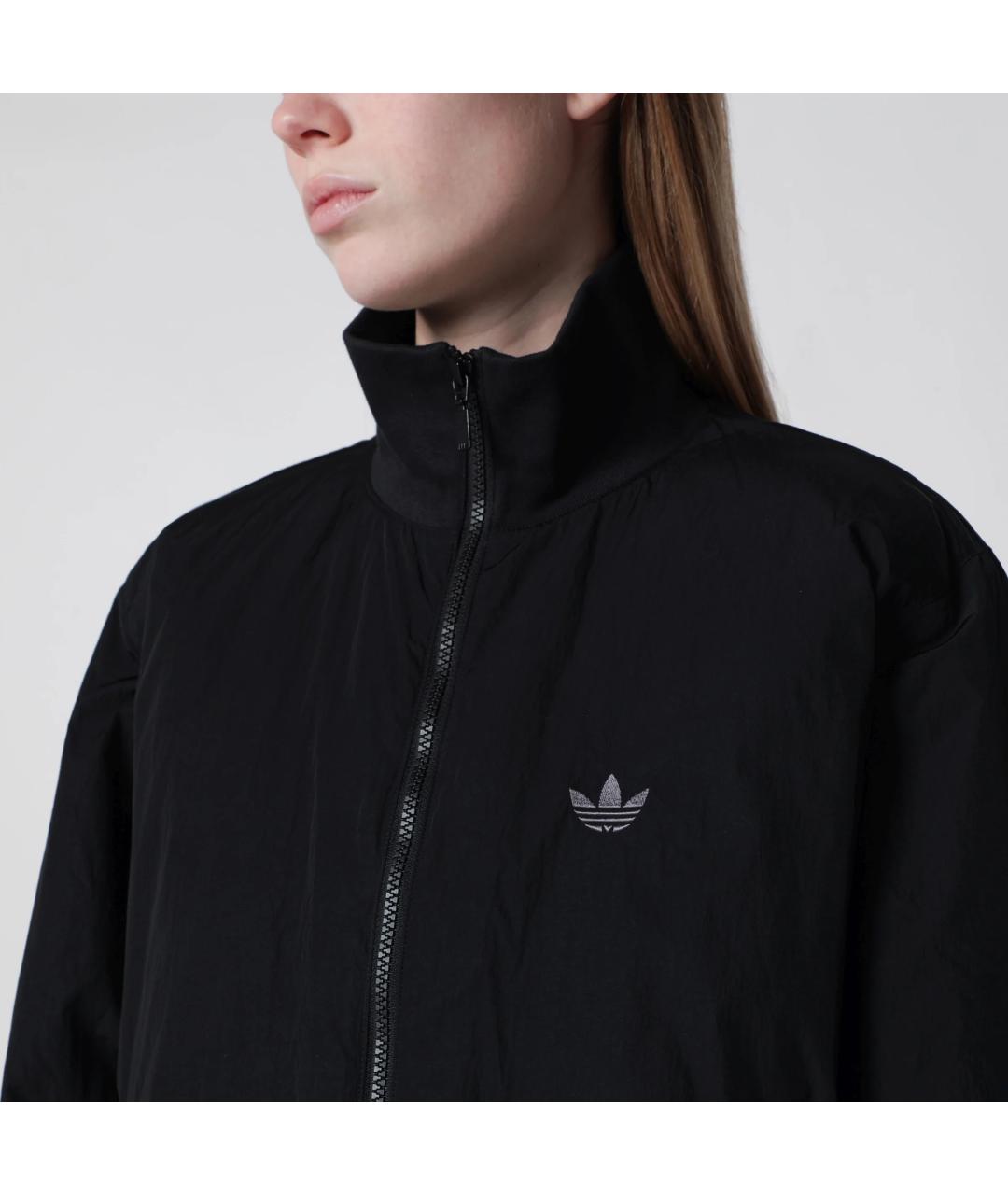 ADIDAS Черная полиэстеровая куртка, фото 2