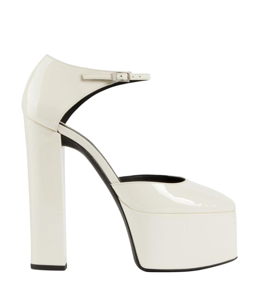 GIUSEPPE ZANOTTI DESIGN Белые туфли из лакированной кожи, фото 1