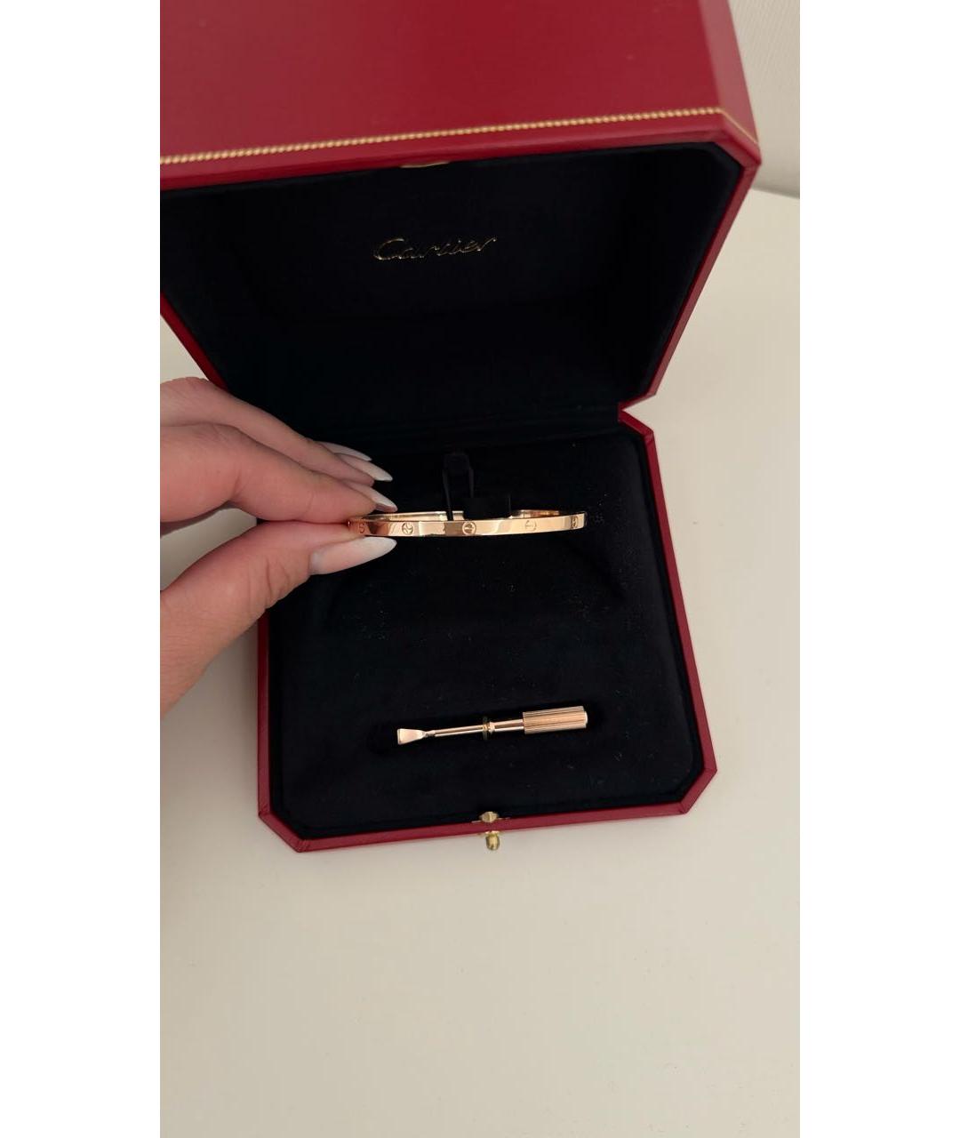 CARTIER Золотой браслет из розового золота, фото 6
