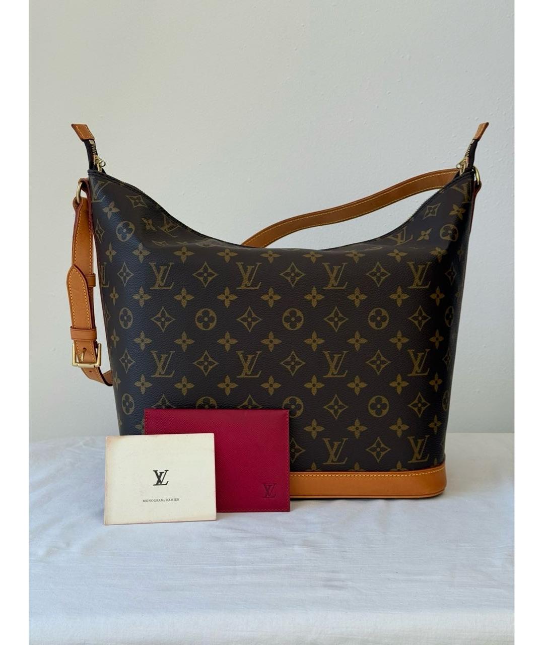 LOUIS VUITTON Коричневая сумка через плечо, фото 6