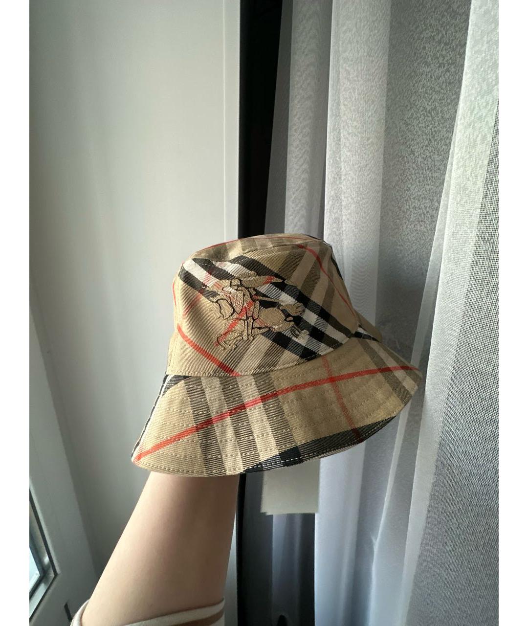BURBERRY Бежевая шляпа, фото 3