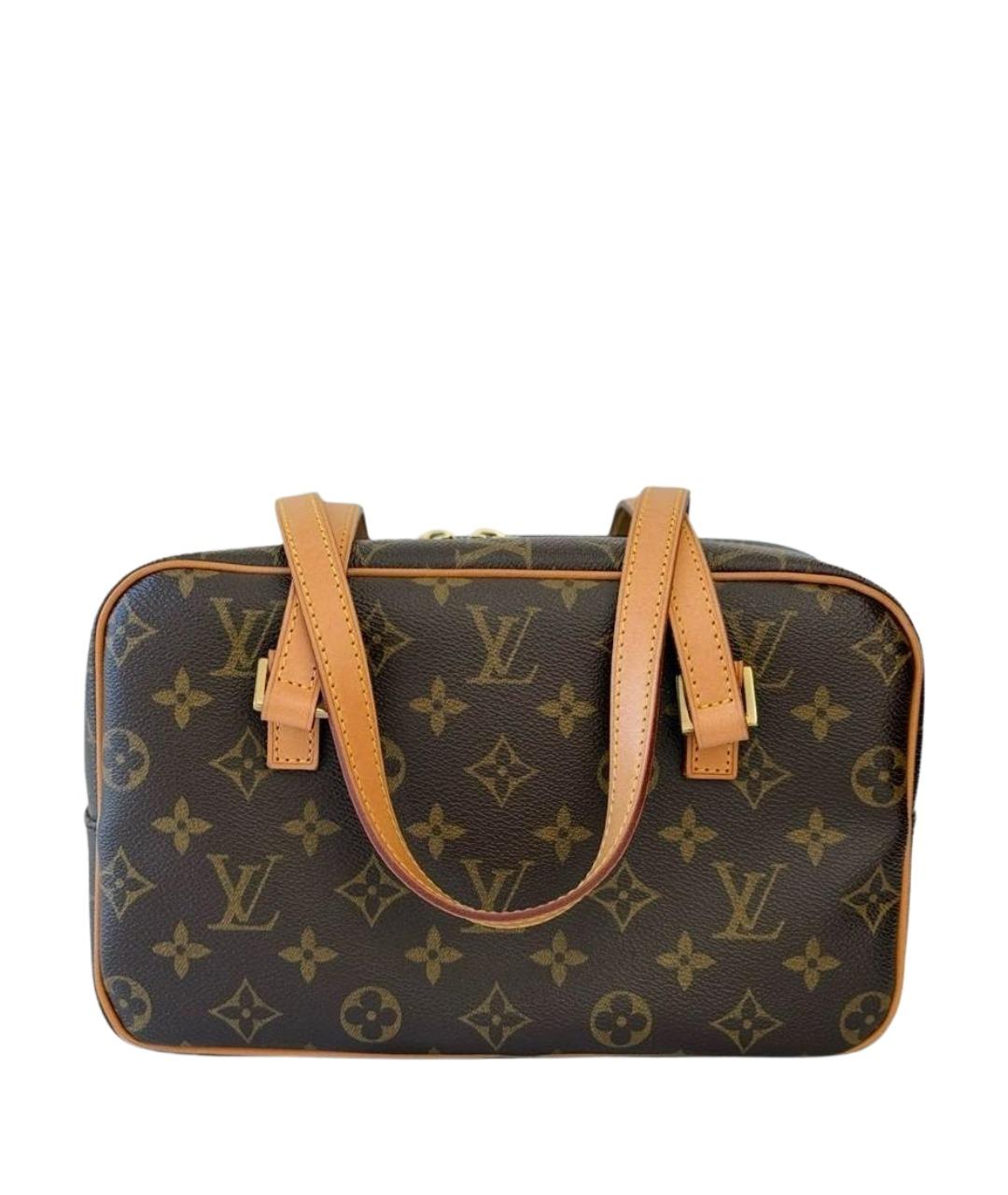 LOUIS VUITTON Коричневая сумка с короткими ручками, фото 1