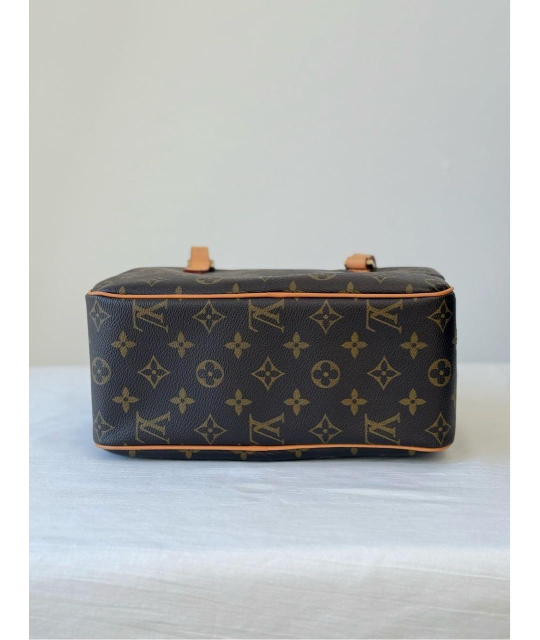 LOUIS VUITTON Коричневая сумка с короткими ручками, фото 4