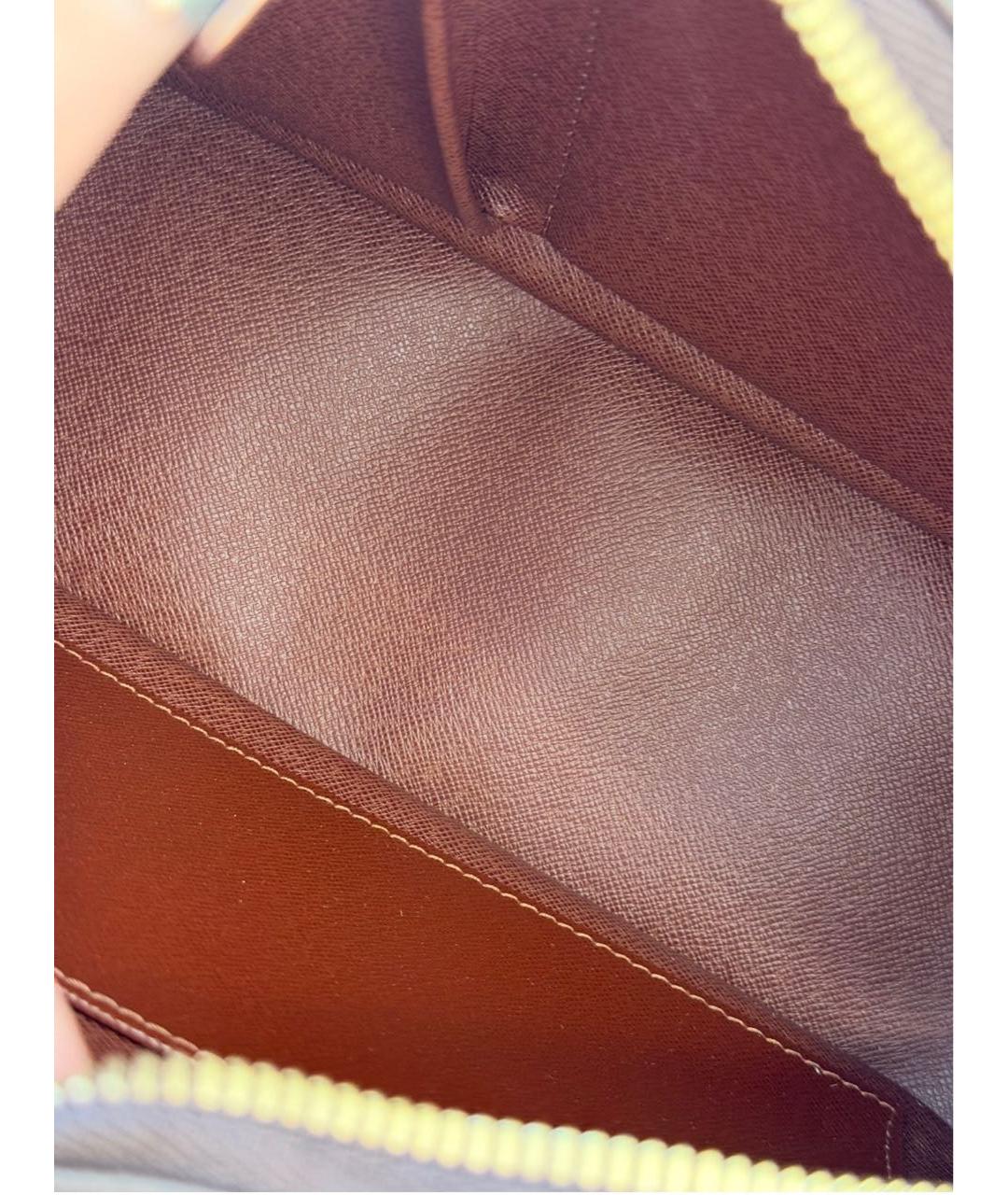 LOUIS VUITTON Коричневая сумка с короткими ручками, фото 6