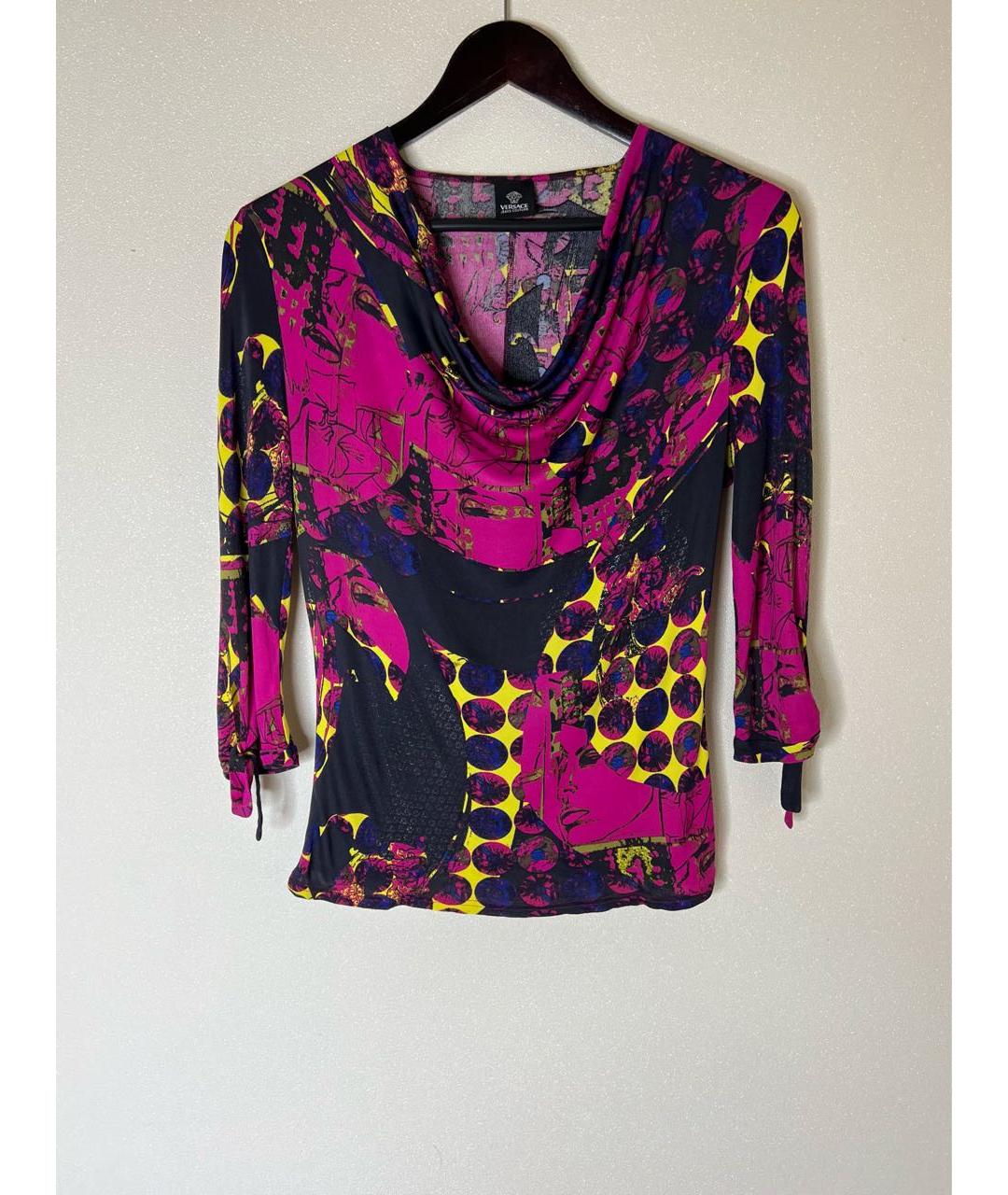 VERSACE JEANS COUTURE Мульти вискозная блузы, фото 9