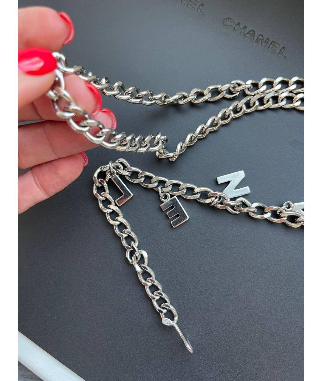 CHANEL Серебряный ремень, фото 2
