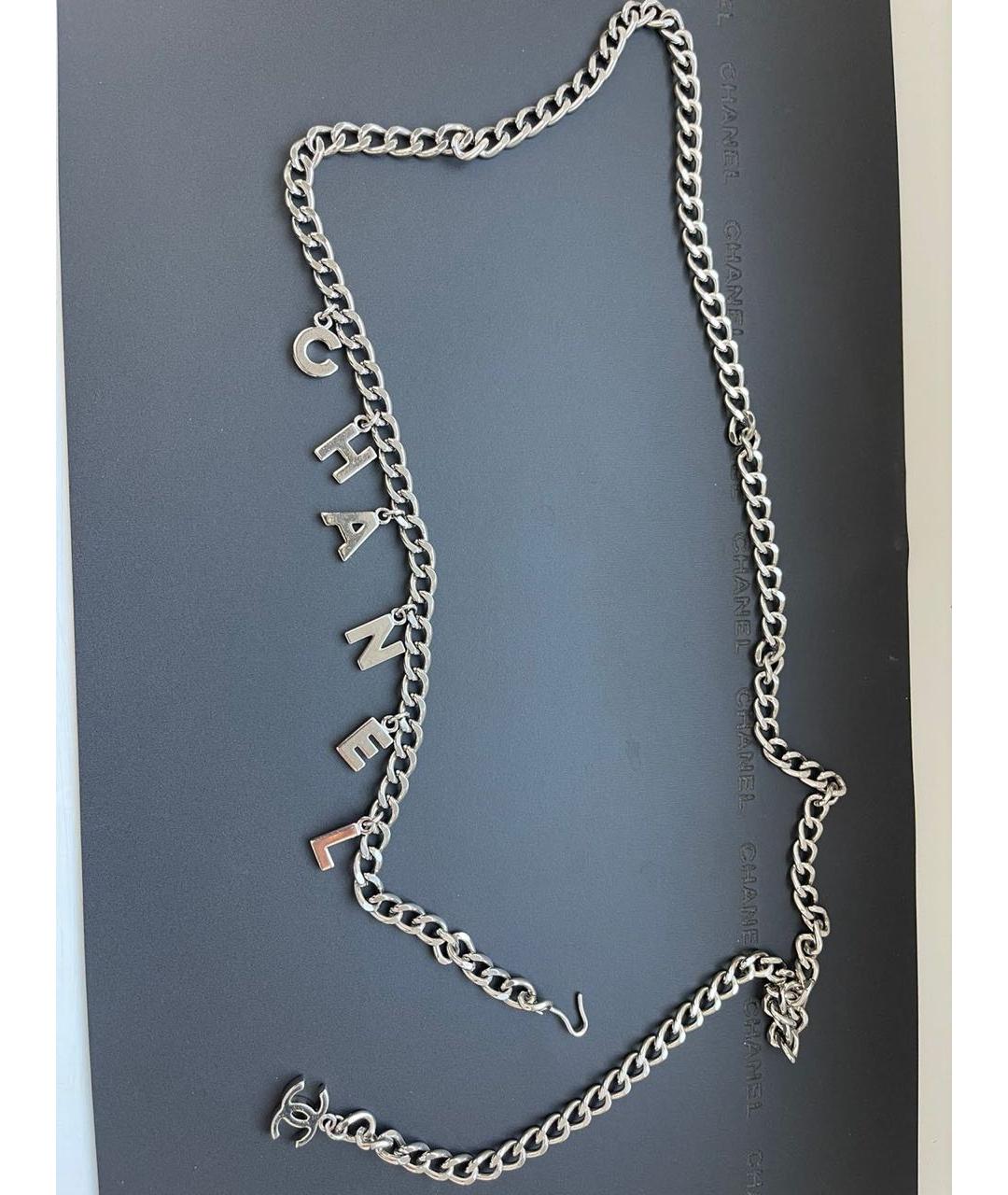 CHANEL Серебряный ремень, фото 6