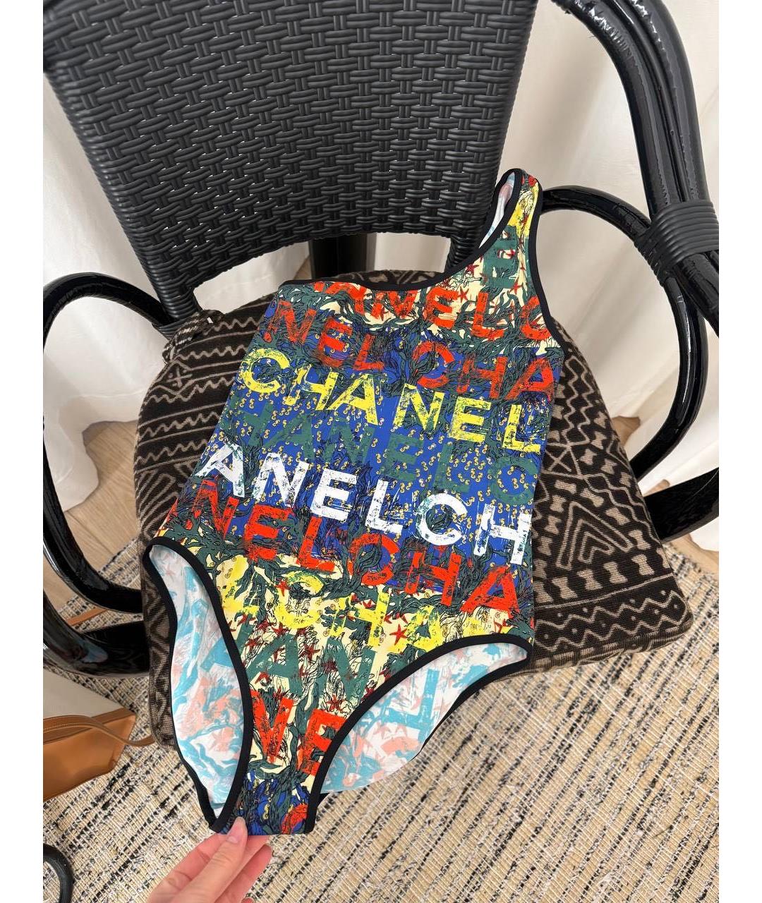CHANEL Мульти купальник, фото 4