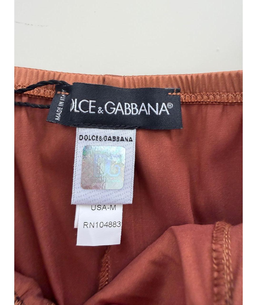 DOLCE&GABBANA Коричневые трусы, фото 5