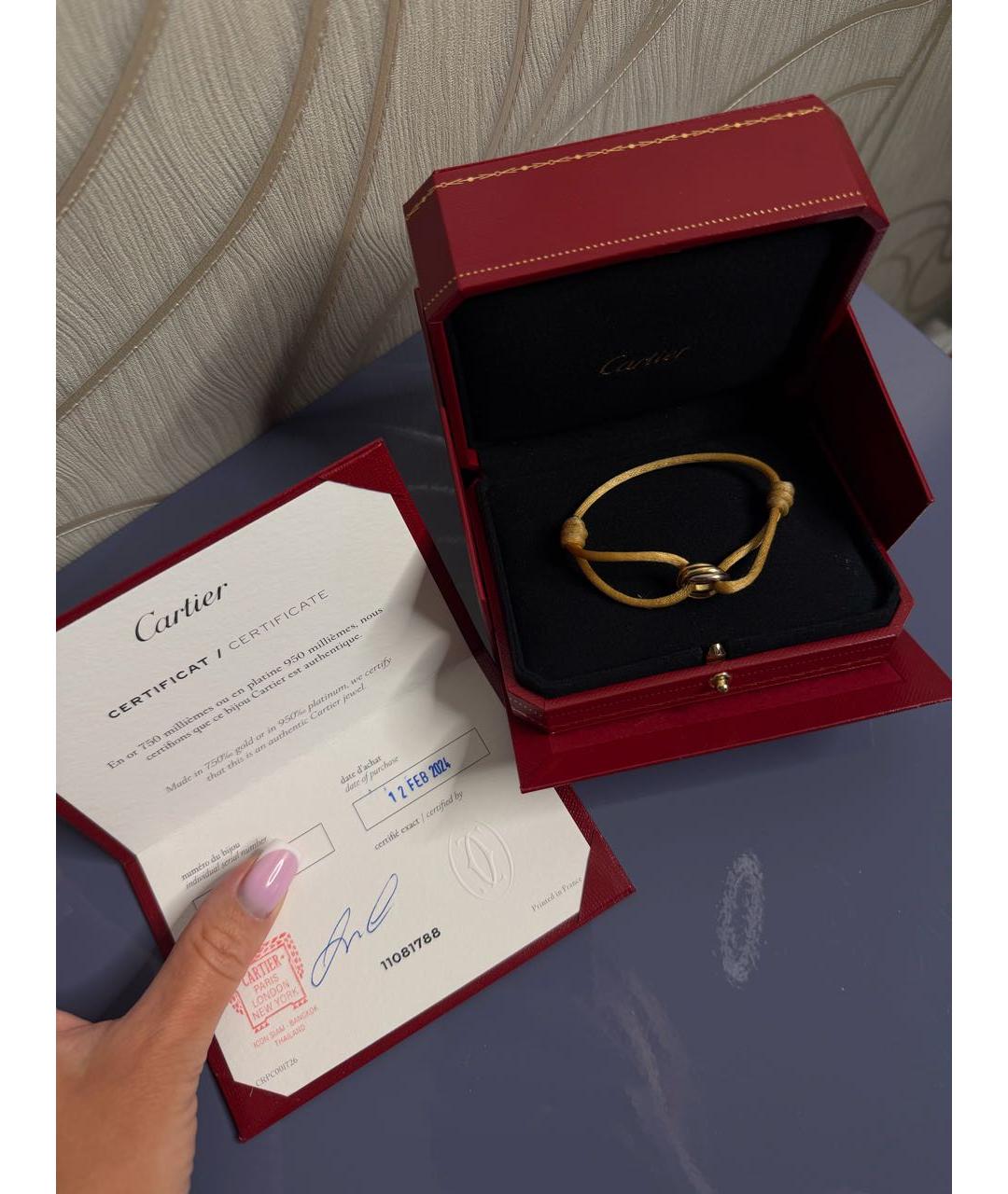 CARTIER Золотой браслет из розового золота, фото 4