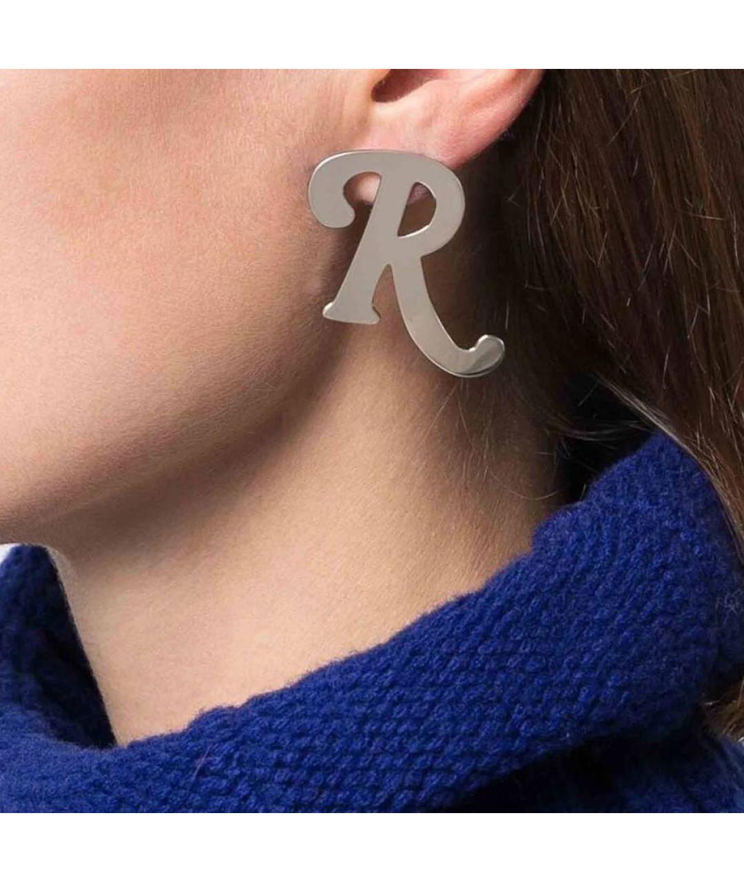 RAF SIMONS Серебряные серебряные серьги, фото 4