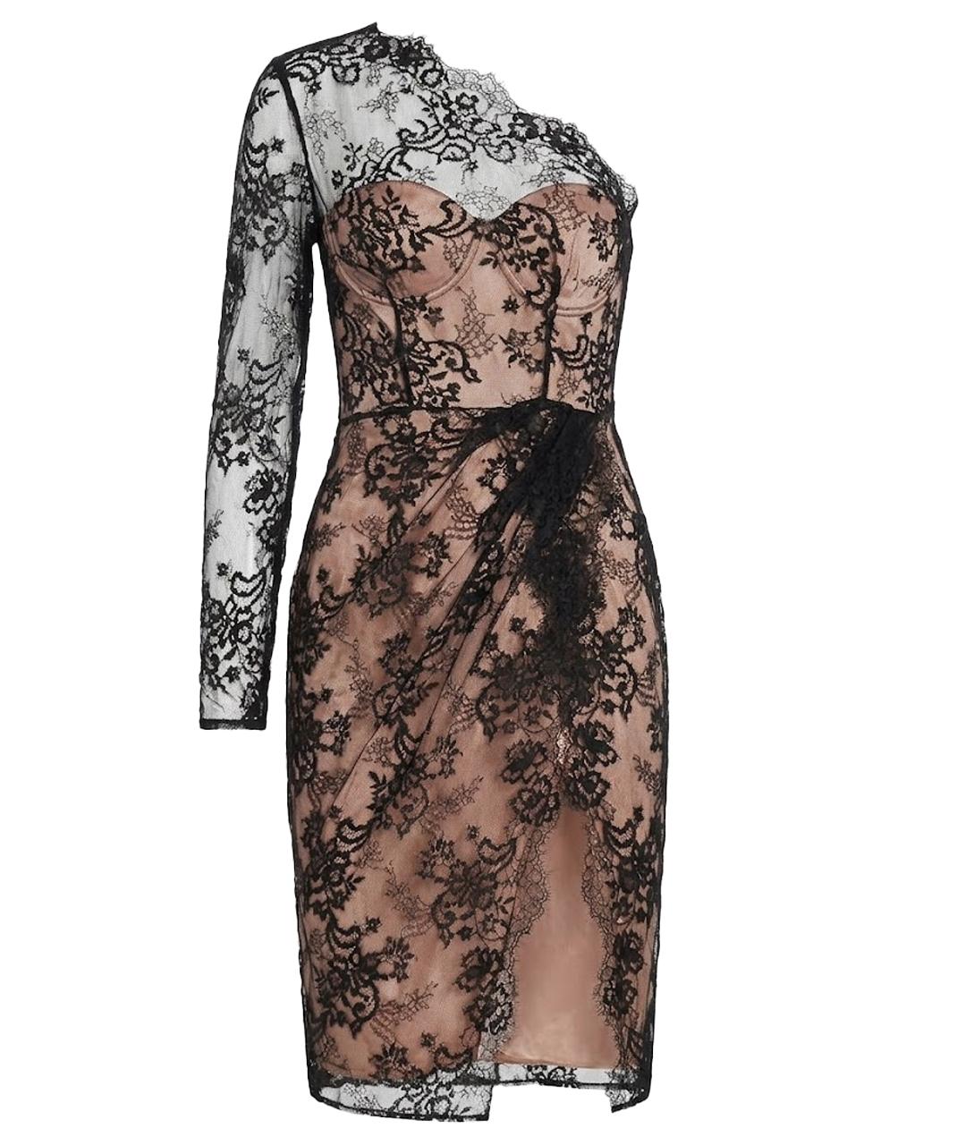 AGENT PROVOCATEUR Черное шелковое вечернее платье, фото 1