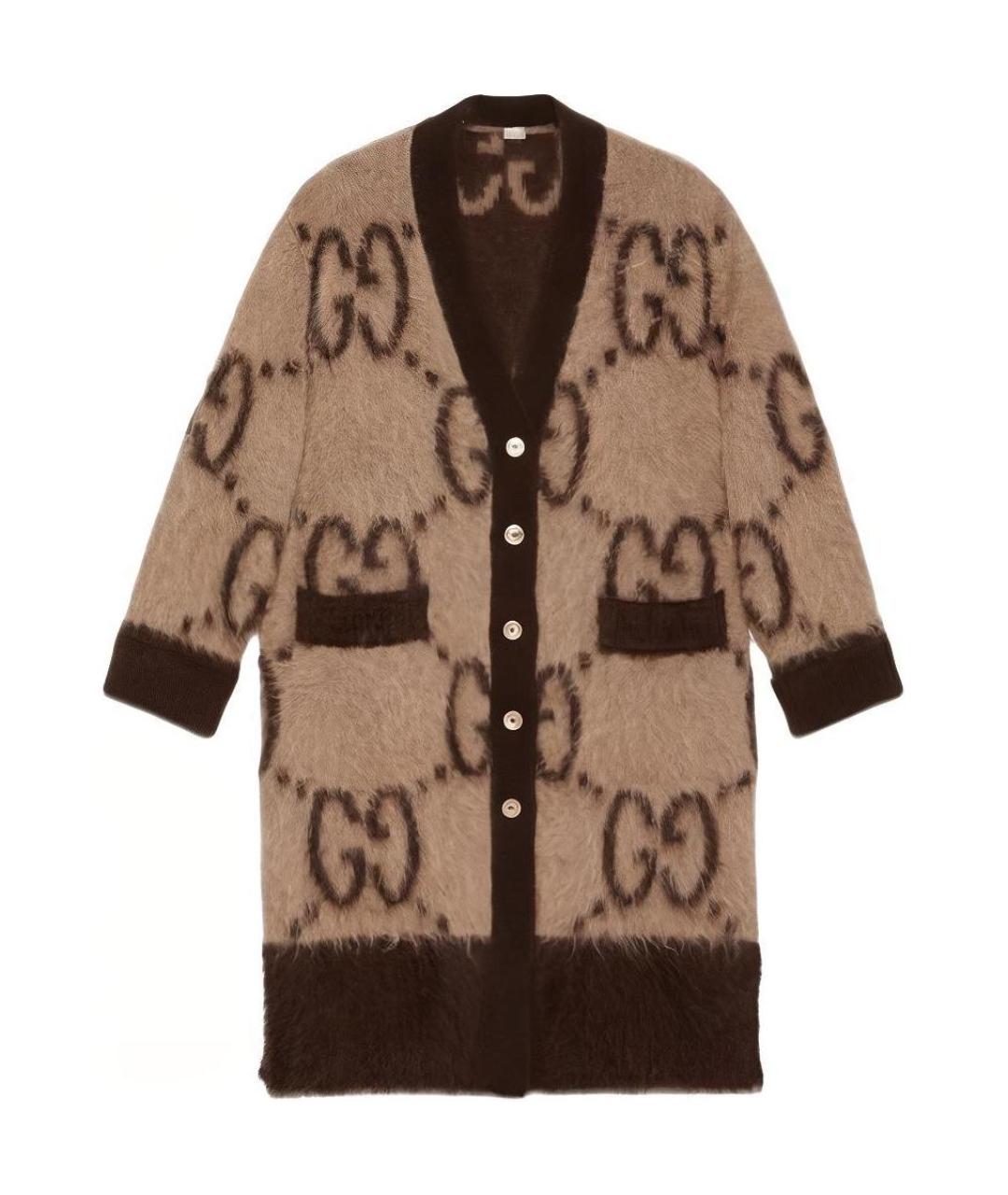 GUCCI Бежевый кардиган, фото 1