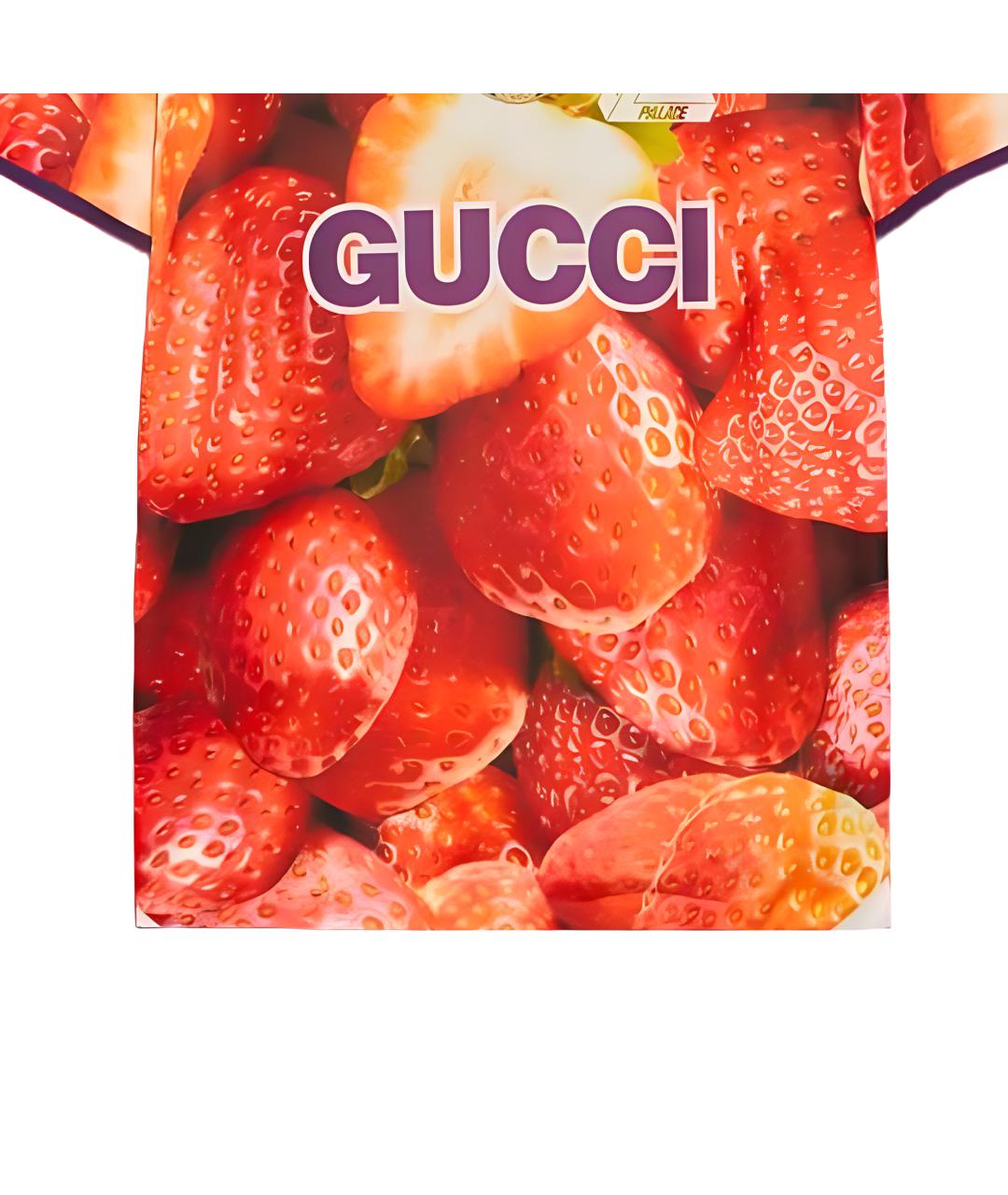 GUCCI Красная футболка, фото 4