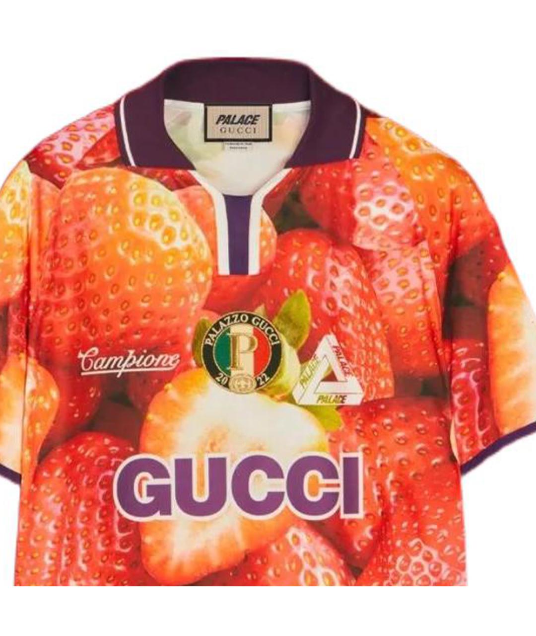 GUCCI Красная футболка, фото 3
