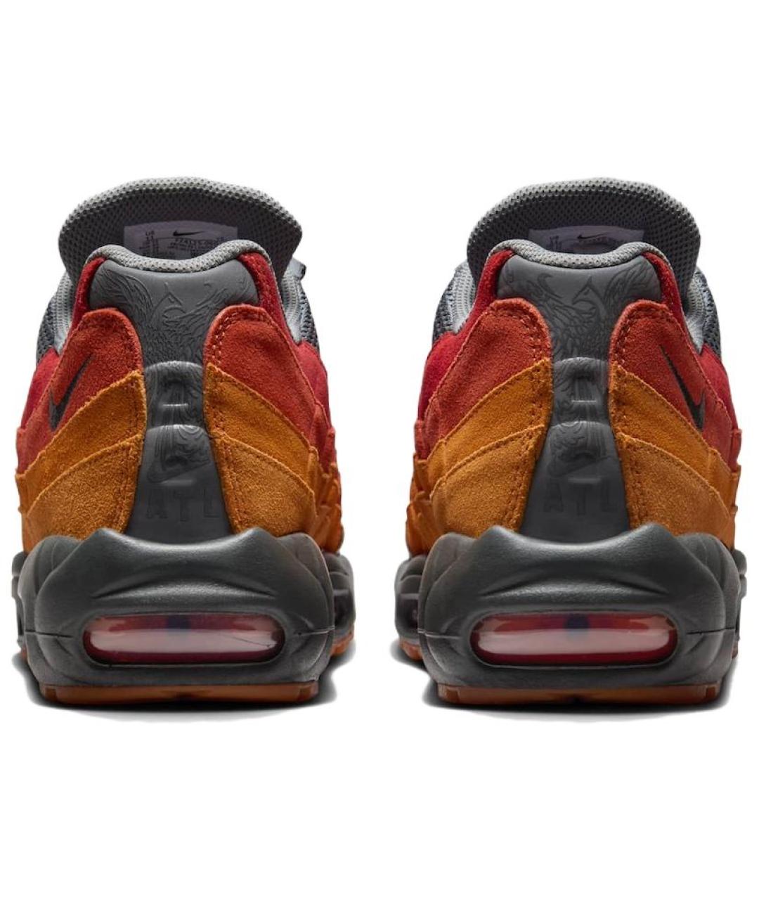 NIKE Серые текстильные низкие кроссовки / кеды, фото 5