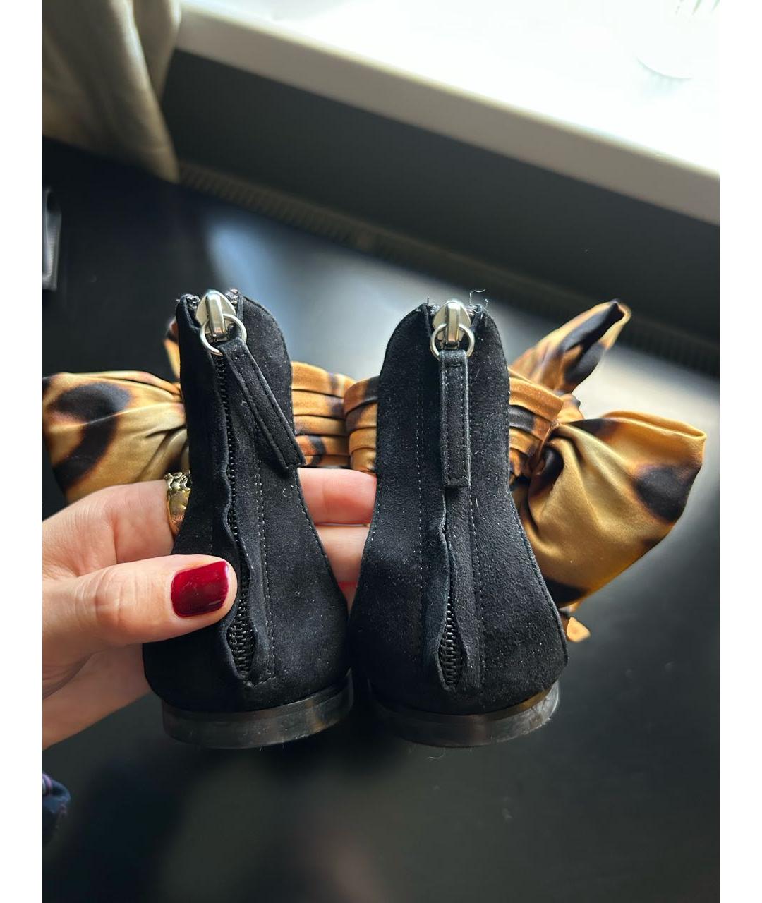 GIUSEPPE ZANOTTI DESIGN Черные кожаные сандалии, фото 5