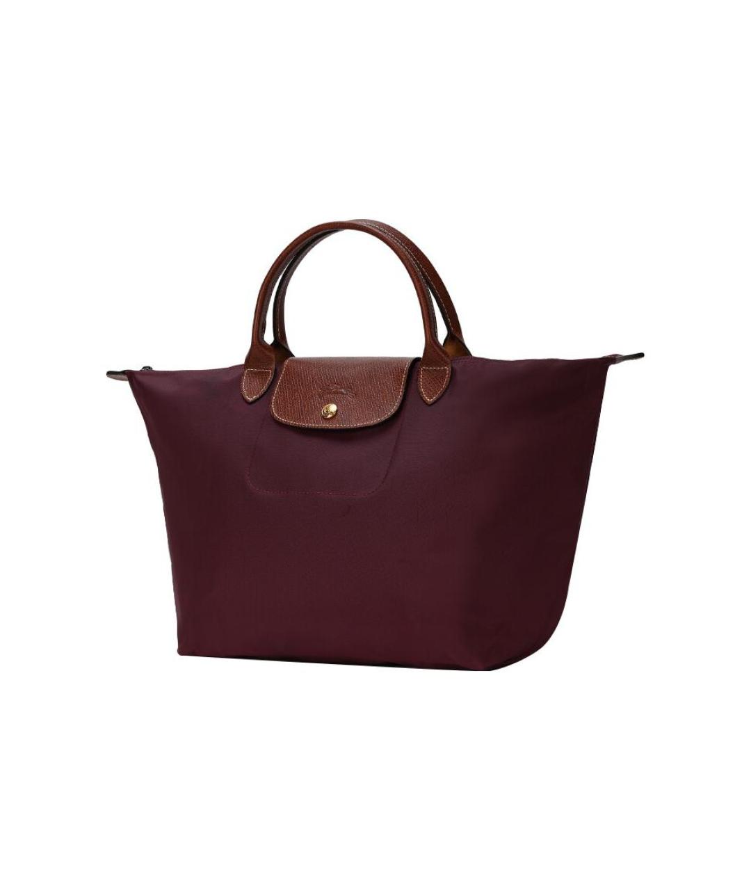 LONGCHAMP Фуксия нейлоновая сумка тоут, фото 3