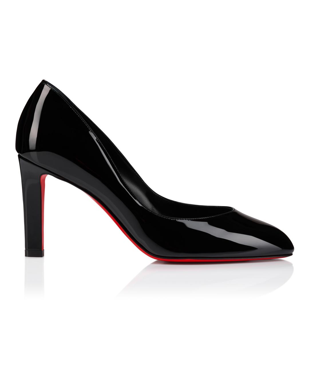 CHRISTIAN LOUBOUTIN Черные туфли из лакированной кожи, фото 1