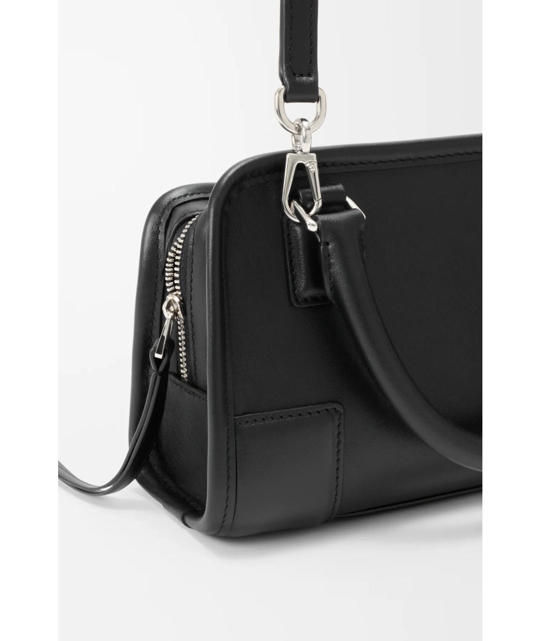 LOEWE Черная кожаная сумка тоут, фото 9