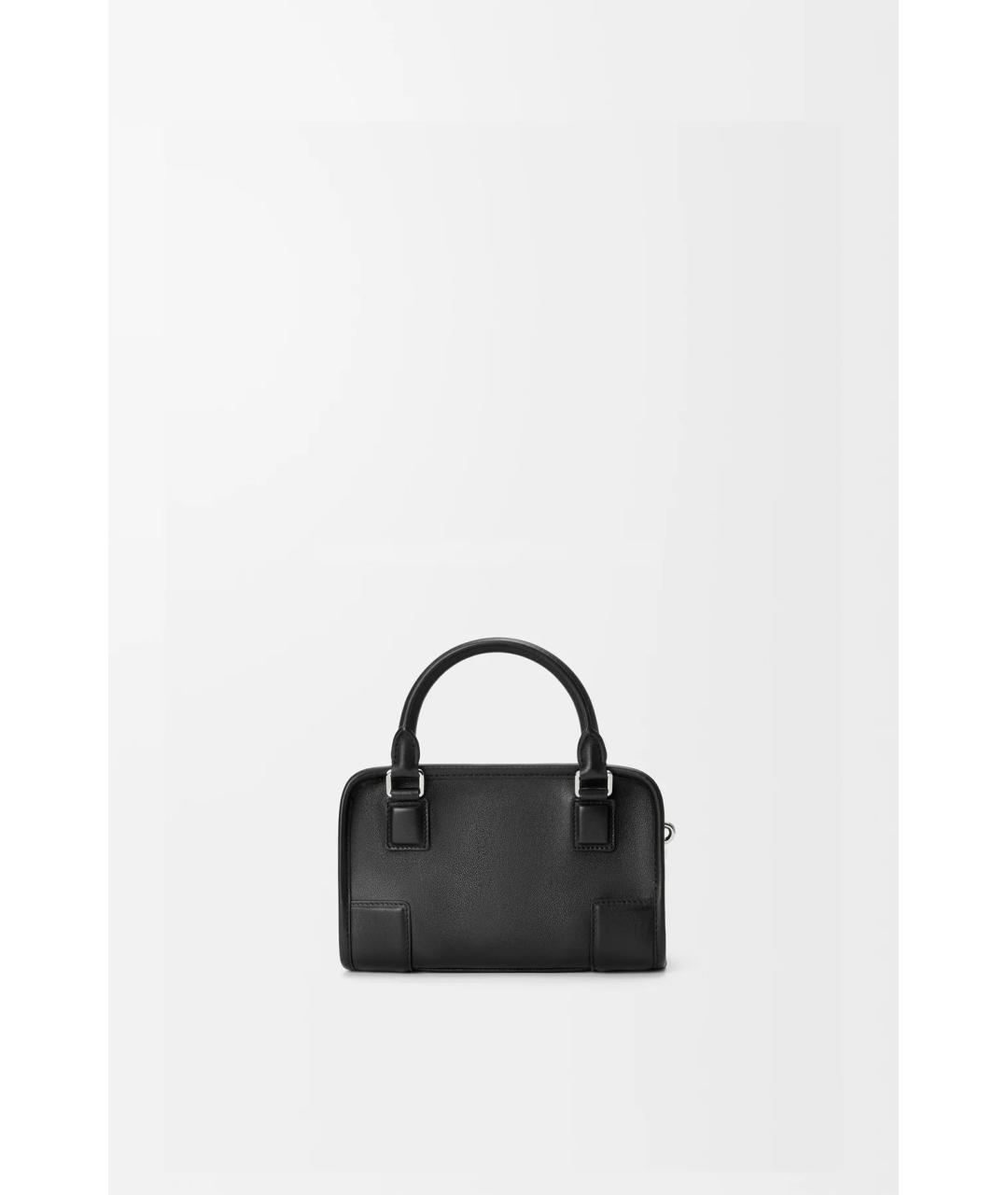 LOEWE Черная кожаная сумка тоут, фото 5