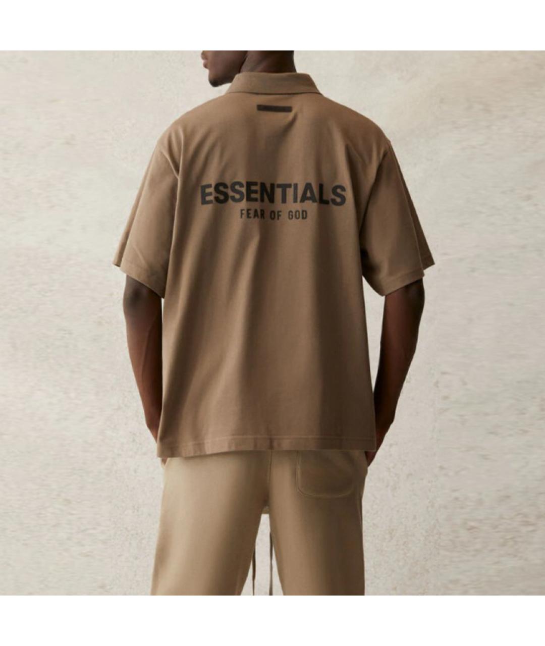 FEAR OF GOD ESSENTIALS Коричневая рубашка, фото 4