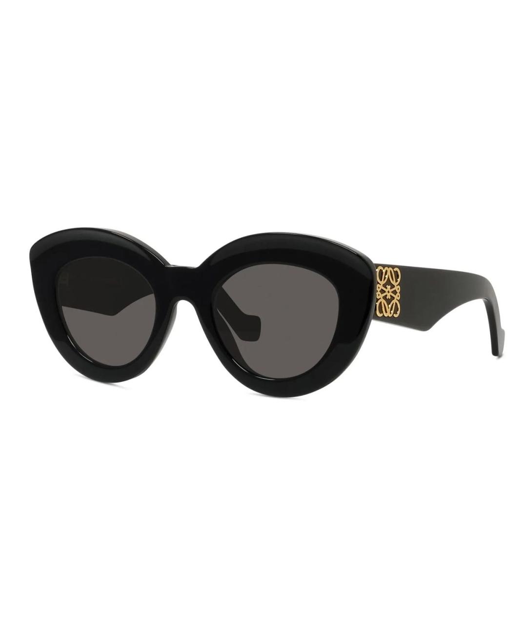 LOEWE Черные пластиковые солнцезащитные очки, фото 1