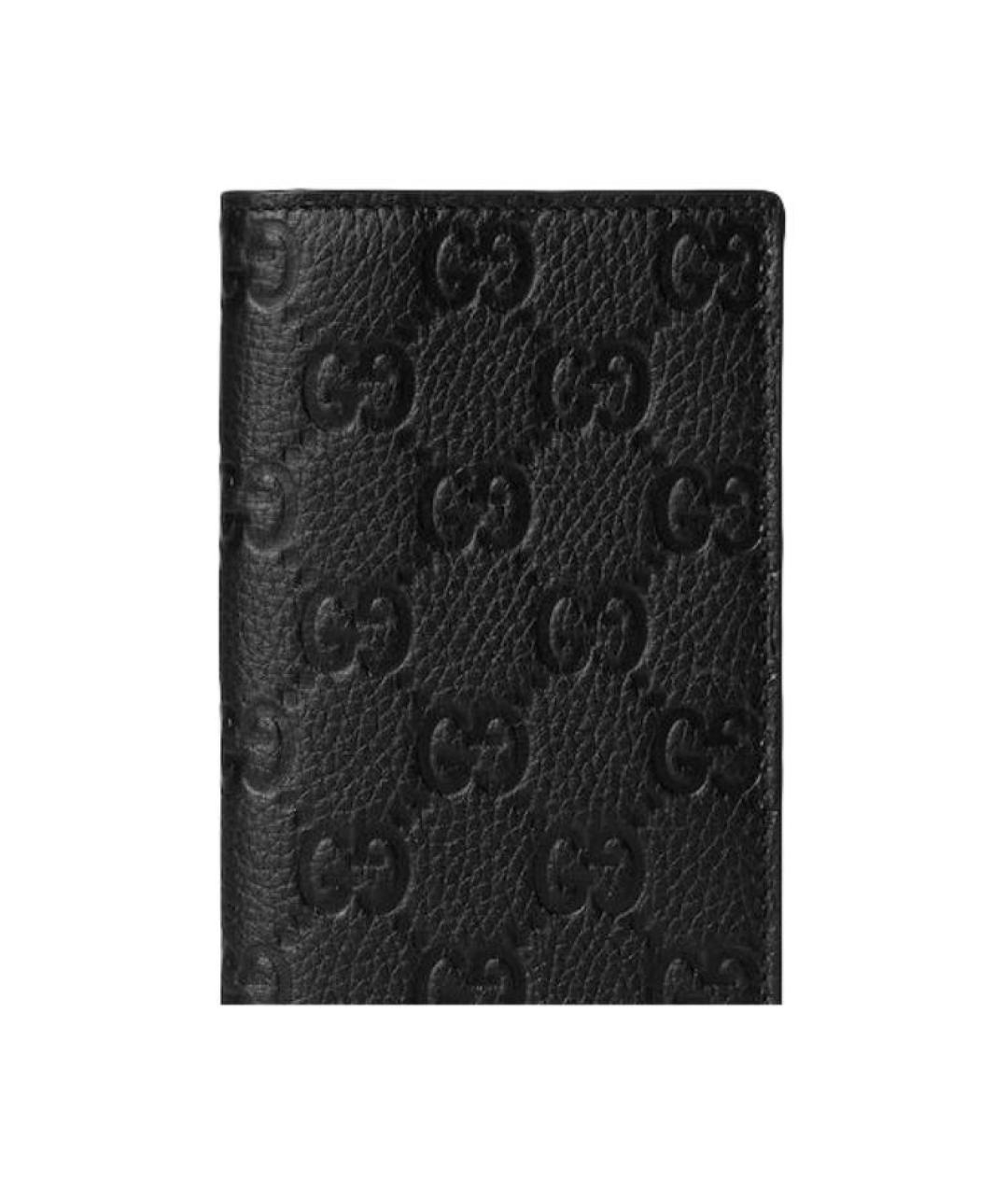 GUCCI Черный кожаный кошелек, фото 4