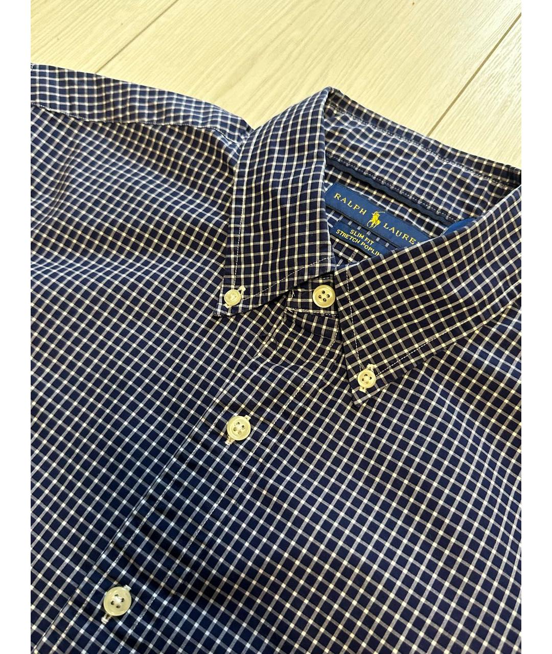 RALPH LAUREN Темно-синяя кэжуал рубашка, фото 3