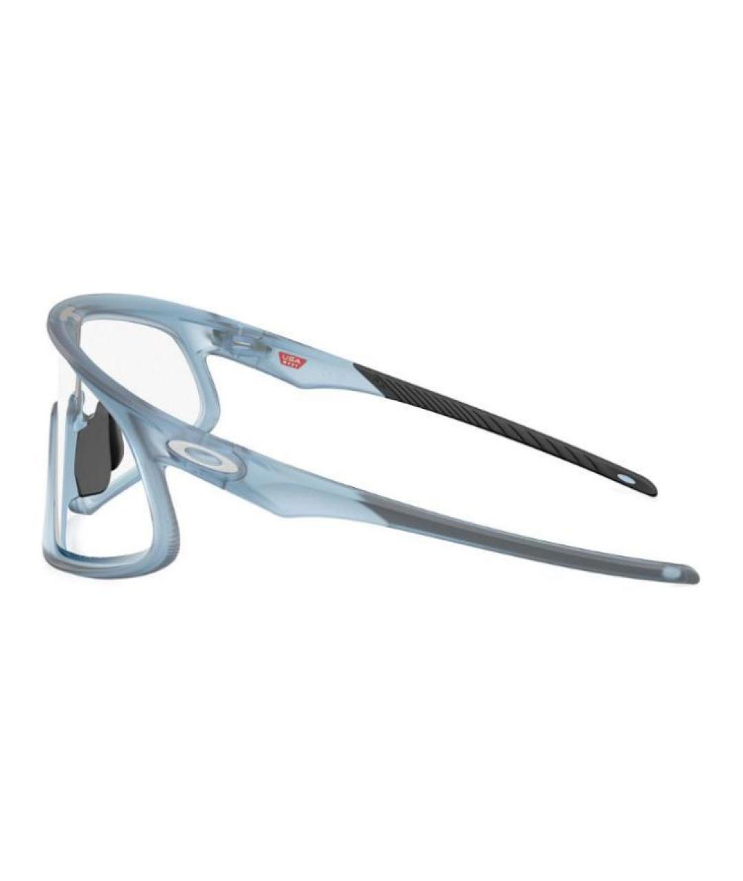 OAKLEY Синие пластиковые солнцезащитные очки, фото 3