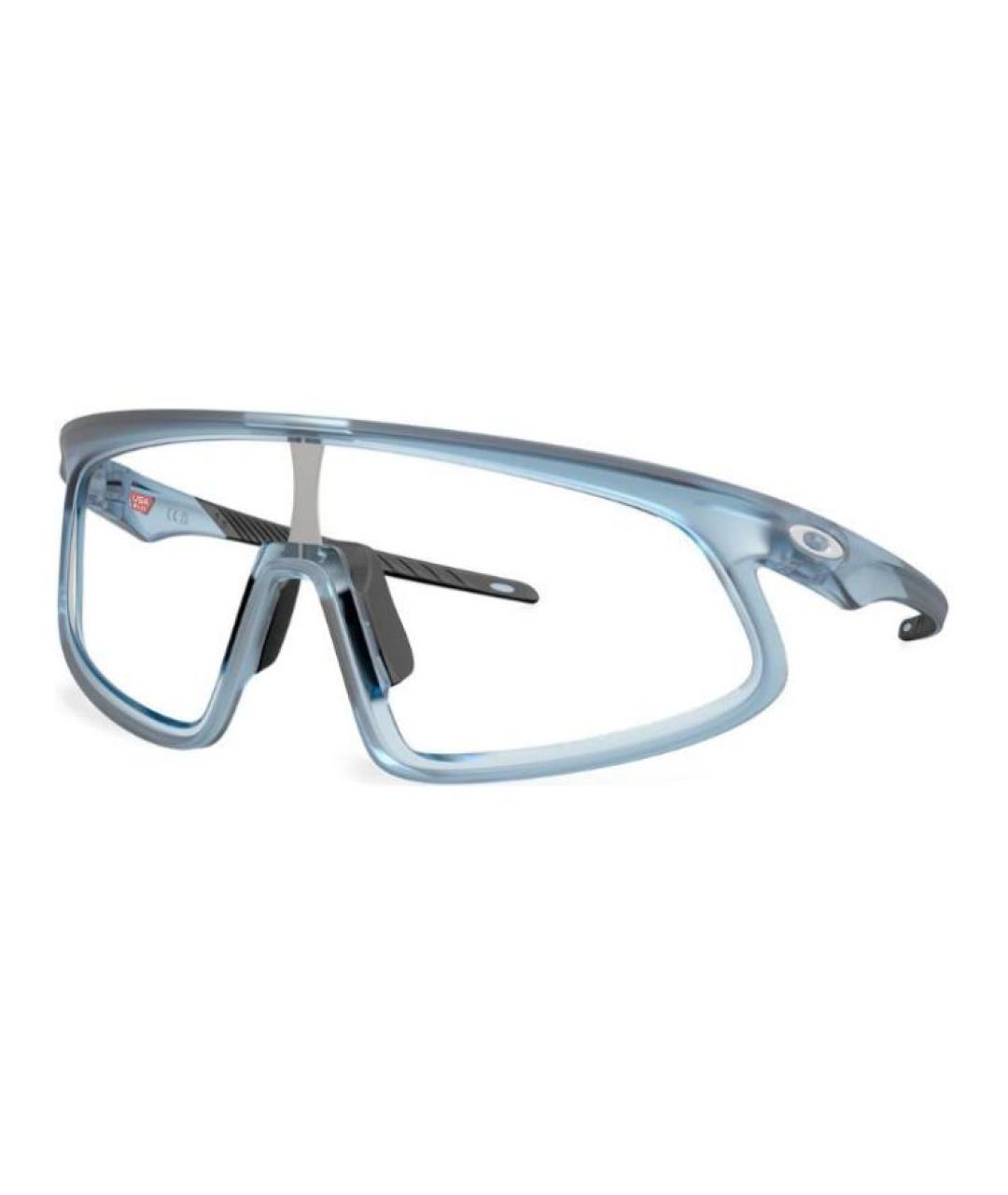 OAKLEY Синие пластиковые солнцезащитные очки, фото 1